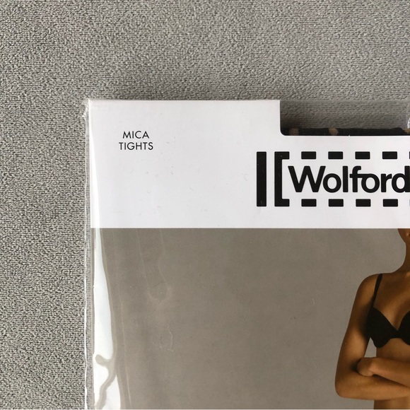 Wolford ~ Mica Tights ~ Size Extra Small ~ Gobi Black ~ Brand New! - Picture 2 of 6